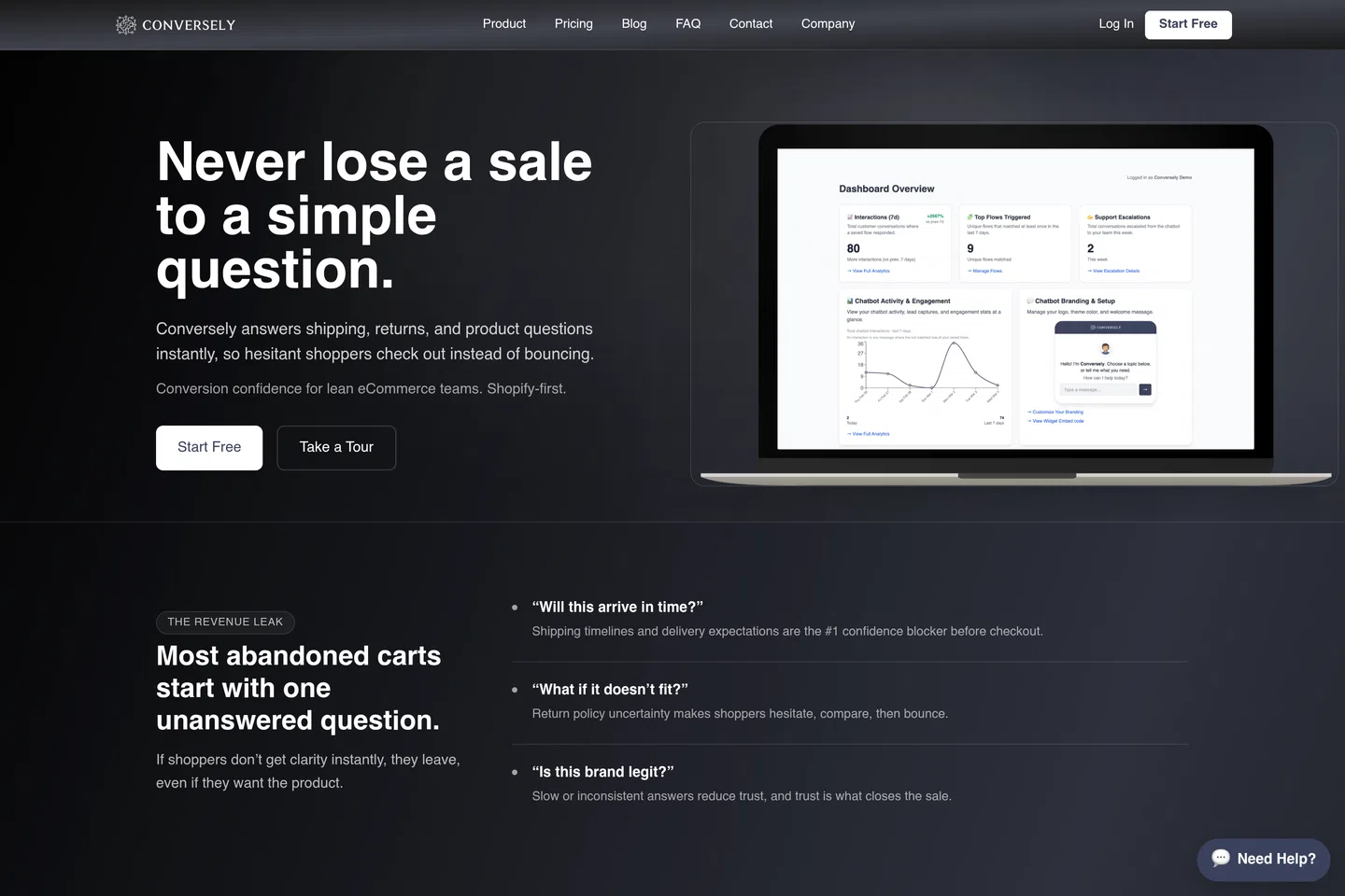 Conversely | AI-Powered Customer Support Platform screenshot