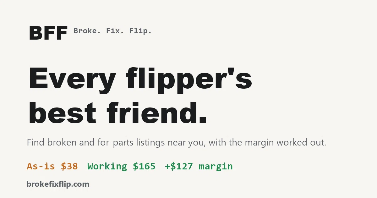 Broke Fix Flip: find broken things worth money screenshot